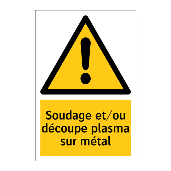 Soudage et/ou découpe plasma sur métal