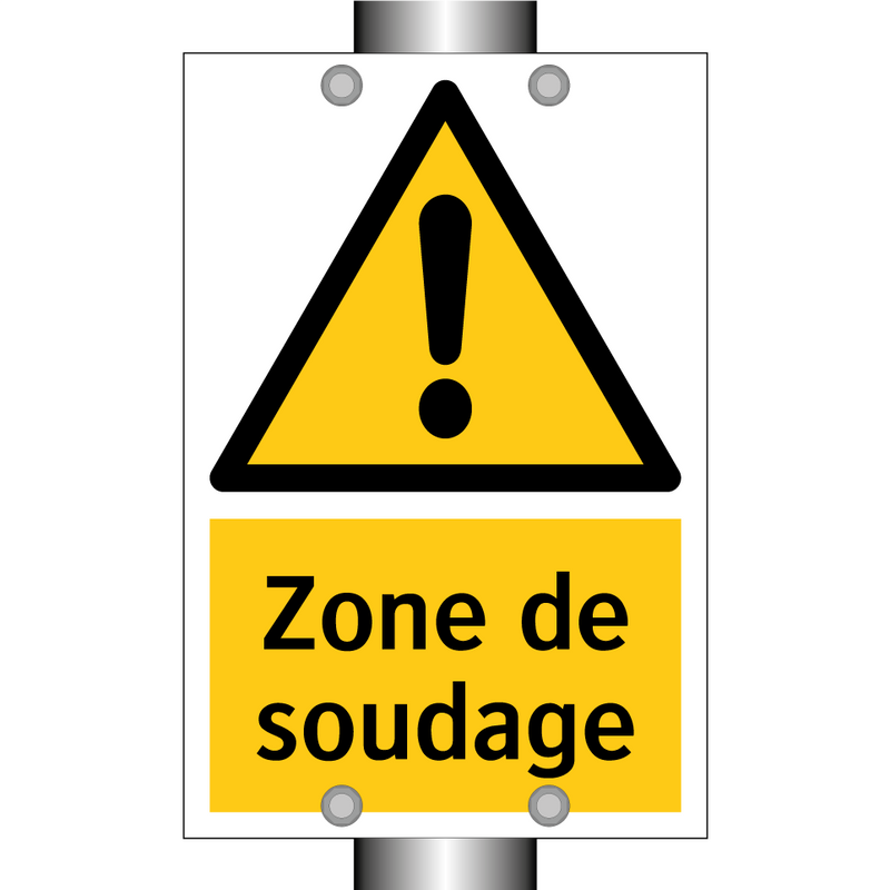 Zone de soudage