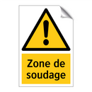 Zone de soudage