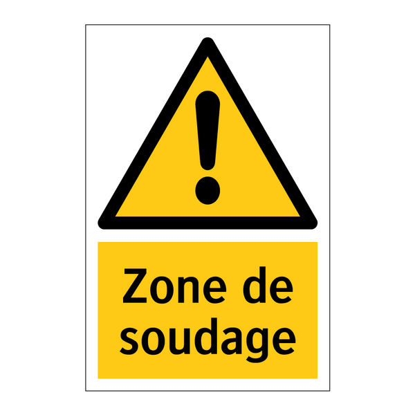 Zone de soudage