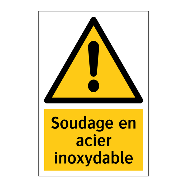 Soudage en acier inoxydable