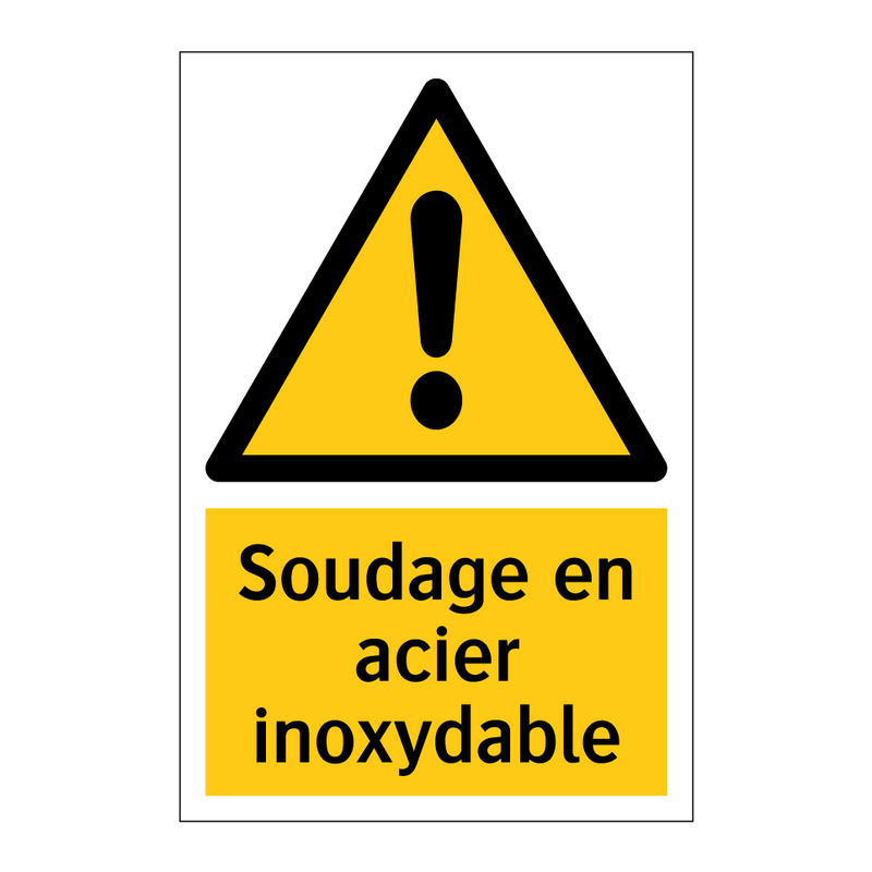 Soudage en acier inoxydable