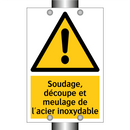 Soudage, découpe et meulage de l'acier inoxydable