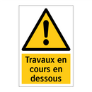 Travaux en cours en dessous