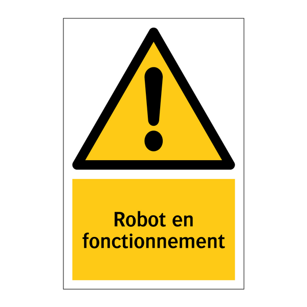 Robot en fonctionnement