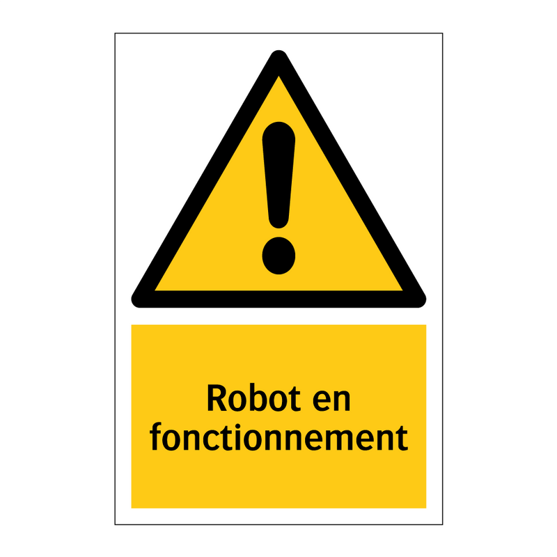 Robot en fonctionnement