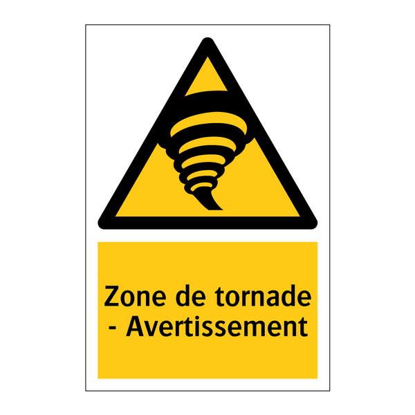Zone de tornade - Avertissement