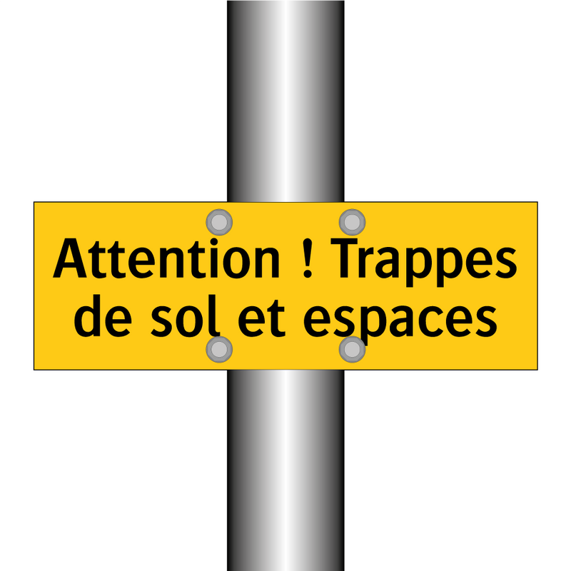 Attention ! Trappes de sol et espaces