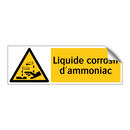 Liquide corrosif d'ammoniac