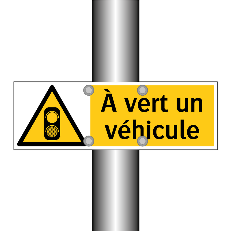 À vert un véhicule
