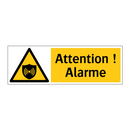 Attention ! Alarme