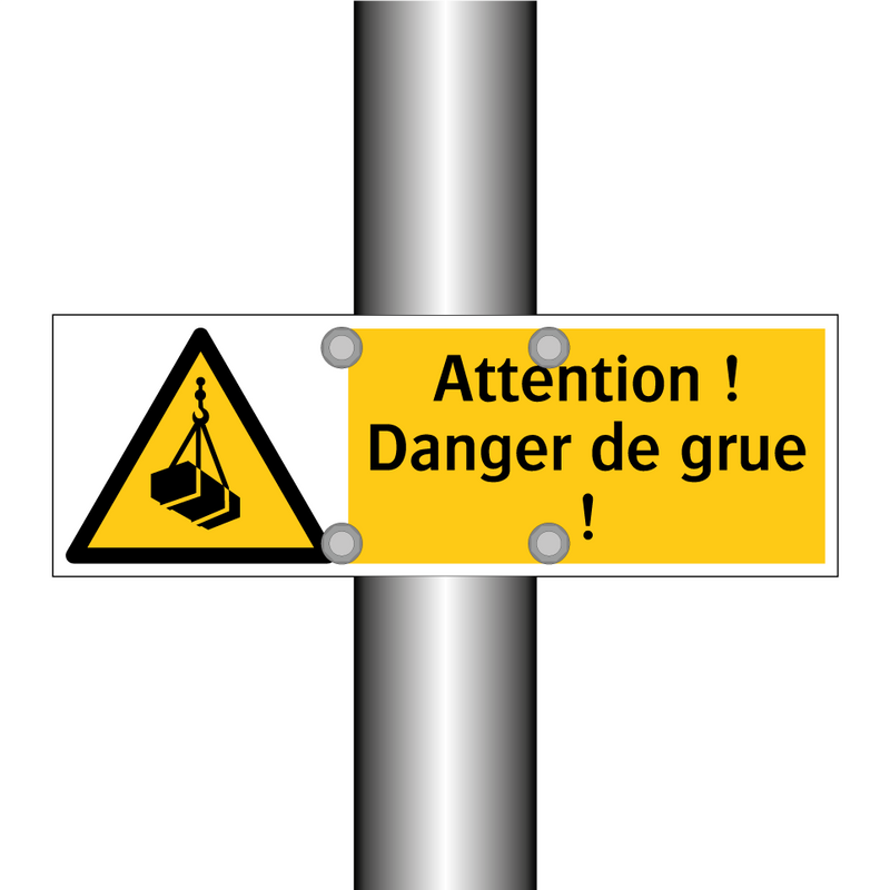 Attention ! Danger de grue !