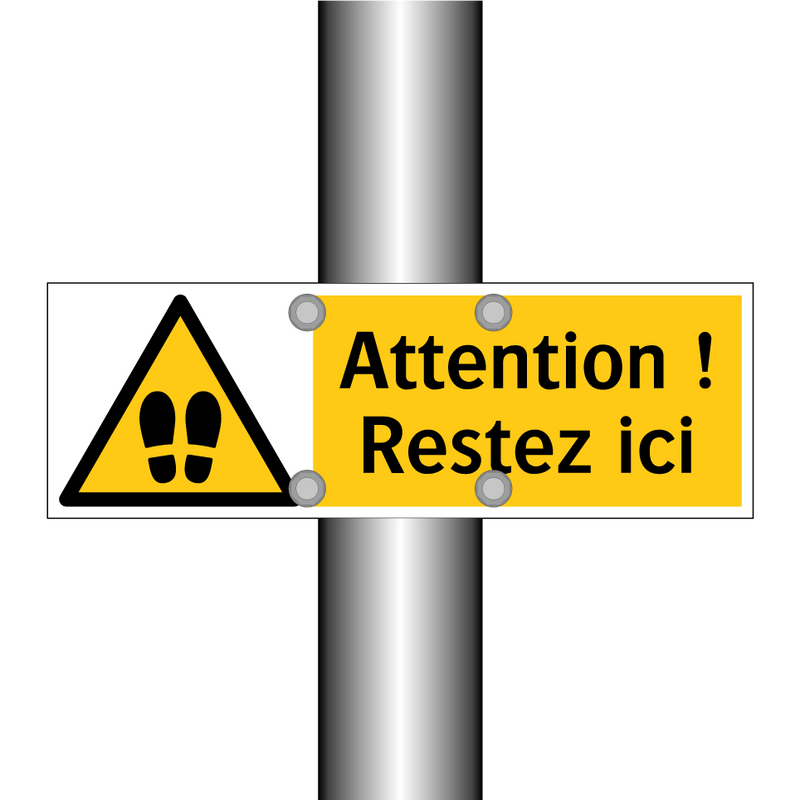Attention ! Restez ici