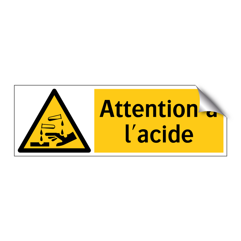 Attention à l'acide