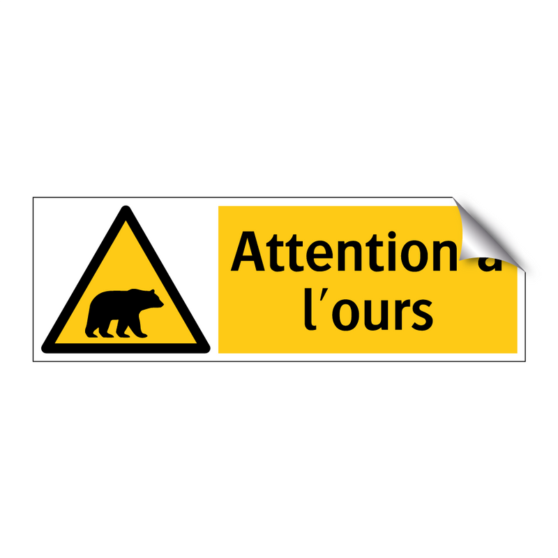 Attention à l'ours