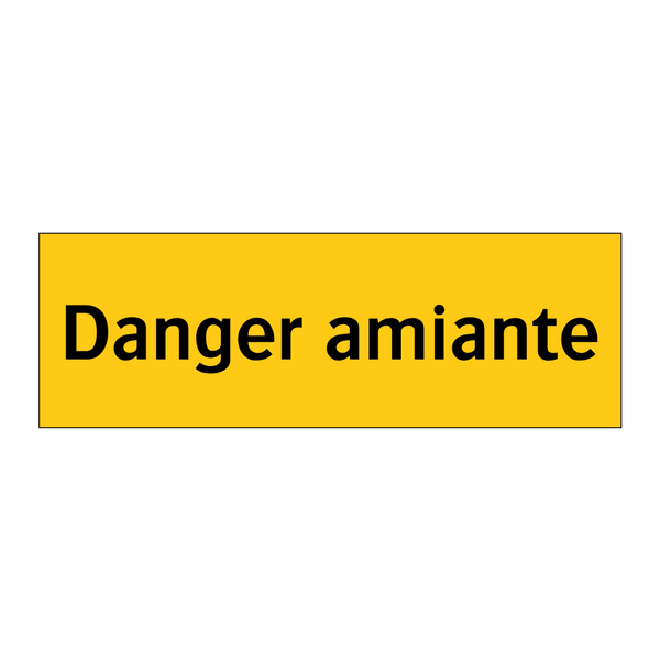 Danger amiante