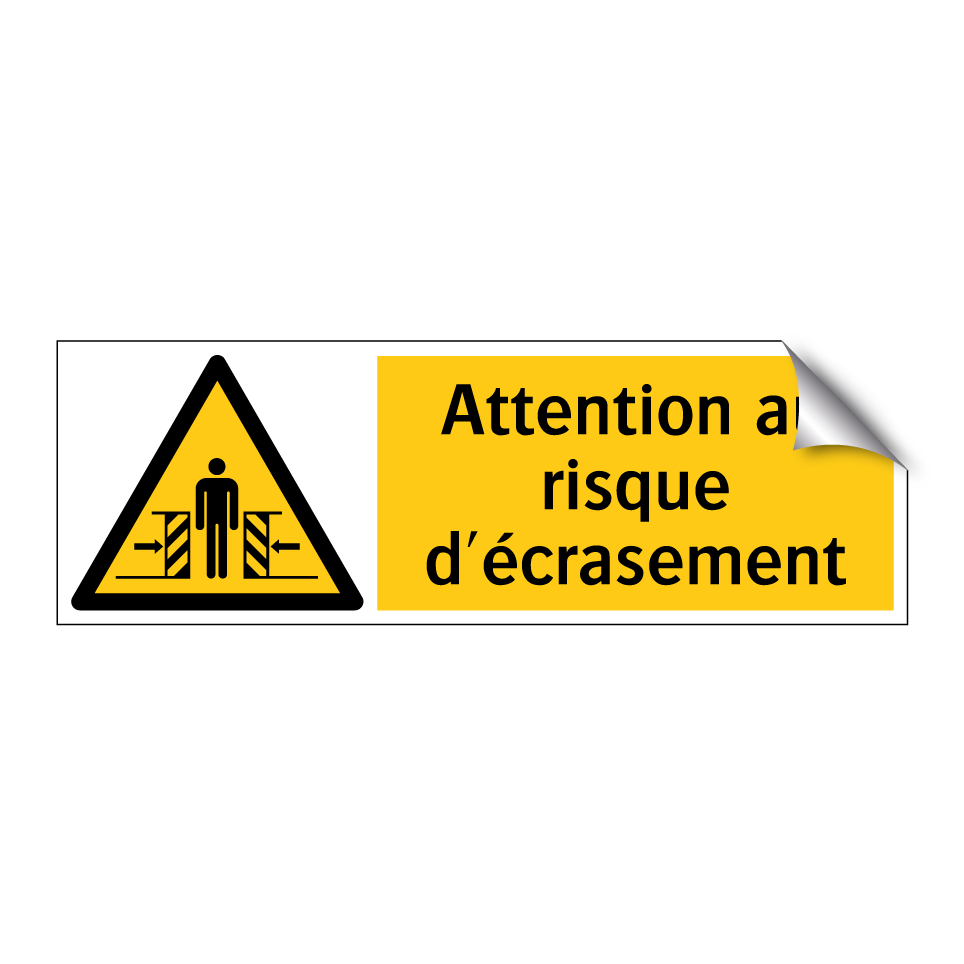 Attention au risque d'écrasement