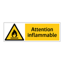 Attention inflammable