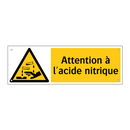 Attention à l'acide nitrique