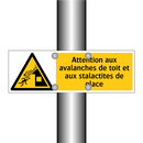 Attention aux avalanches de toit et aux stalactites de glace