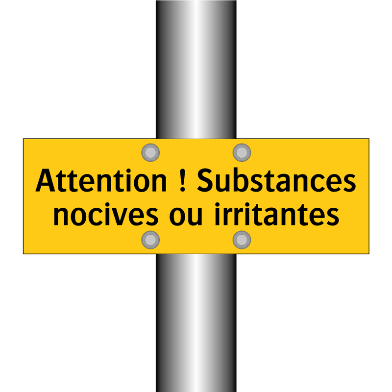 Attention ! Substances nocives ou irritantes