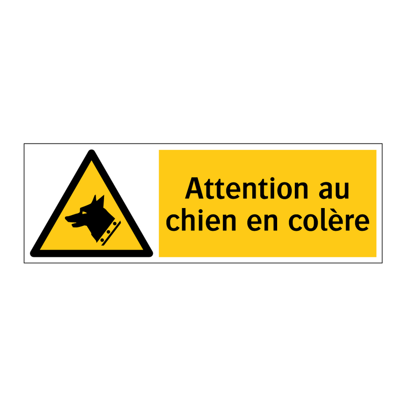 Attention au chien en colère