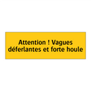Attention ! Vagues déferlantes et forte houle
