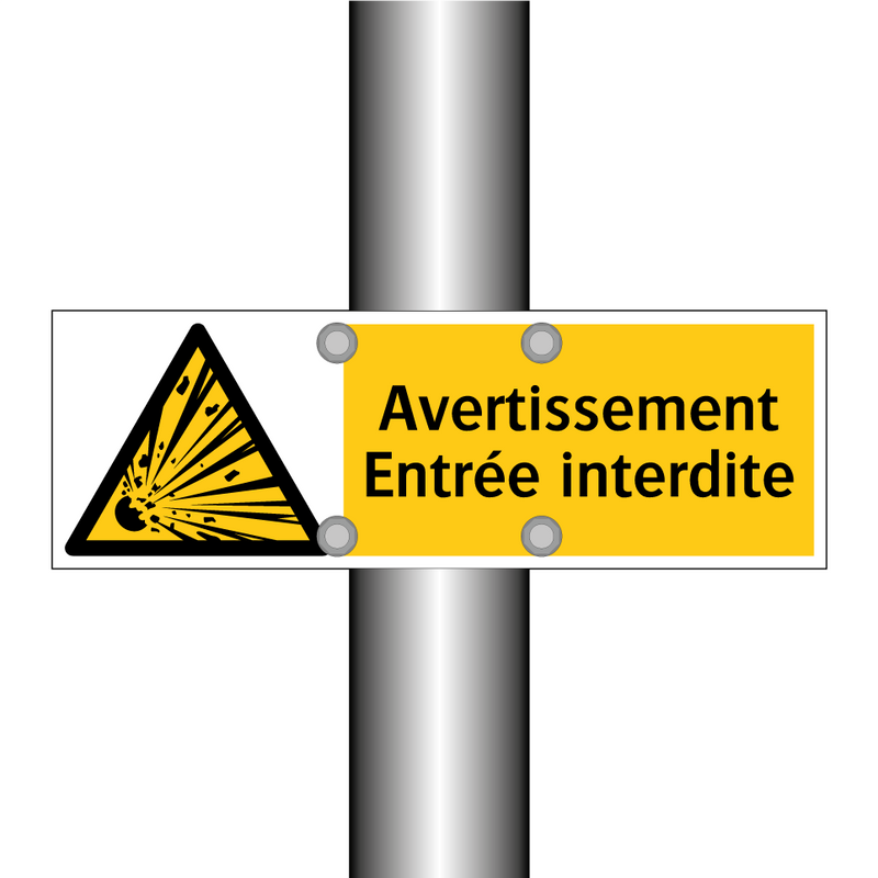 Avertissement Entrée interdite
