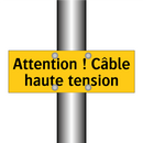 Attention ! Câble haute tension