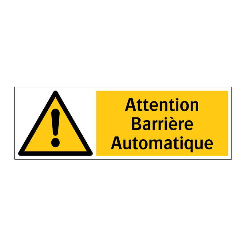 Attention Barrière Automatique