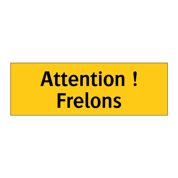 Attention ! Frelons