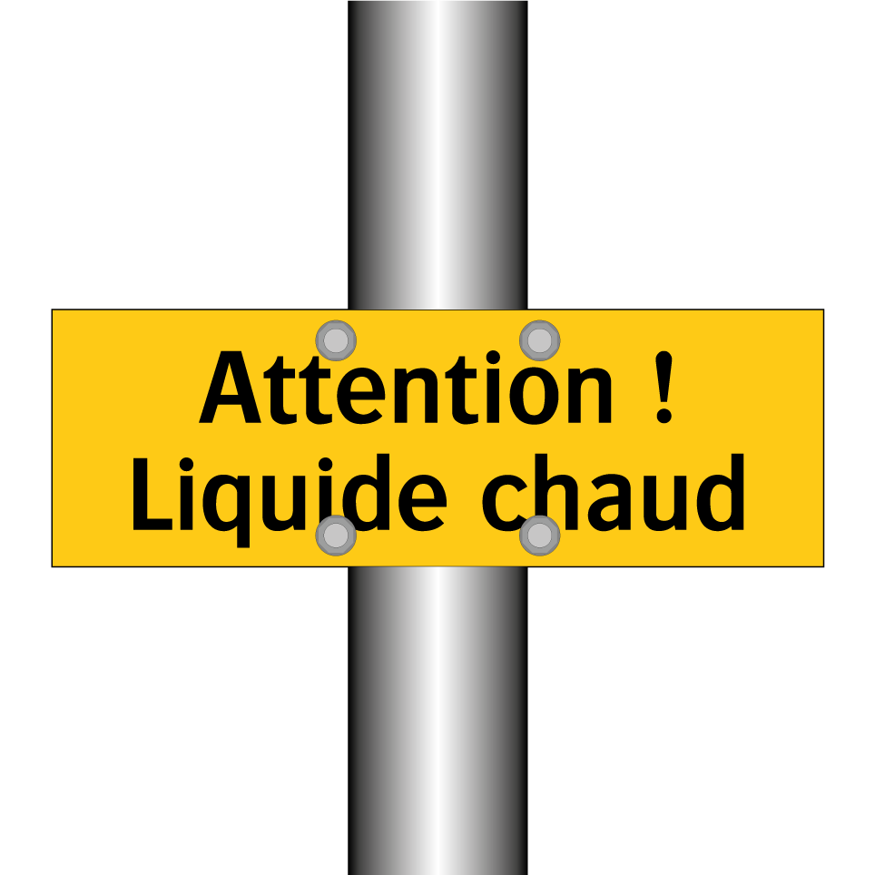 Attention ! Liquide chaud