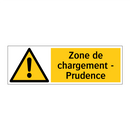 Zone de chargement - Prudence