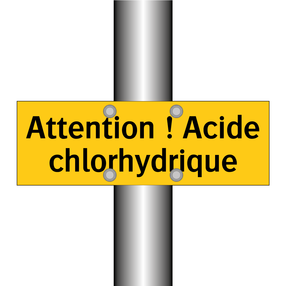 Attention ! Acide chlorhydrique