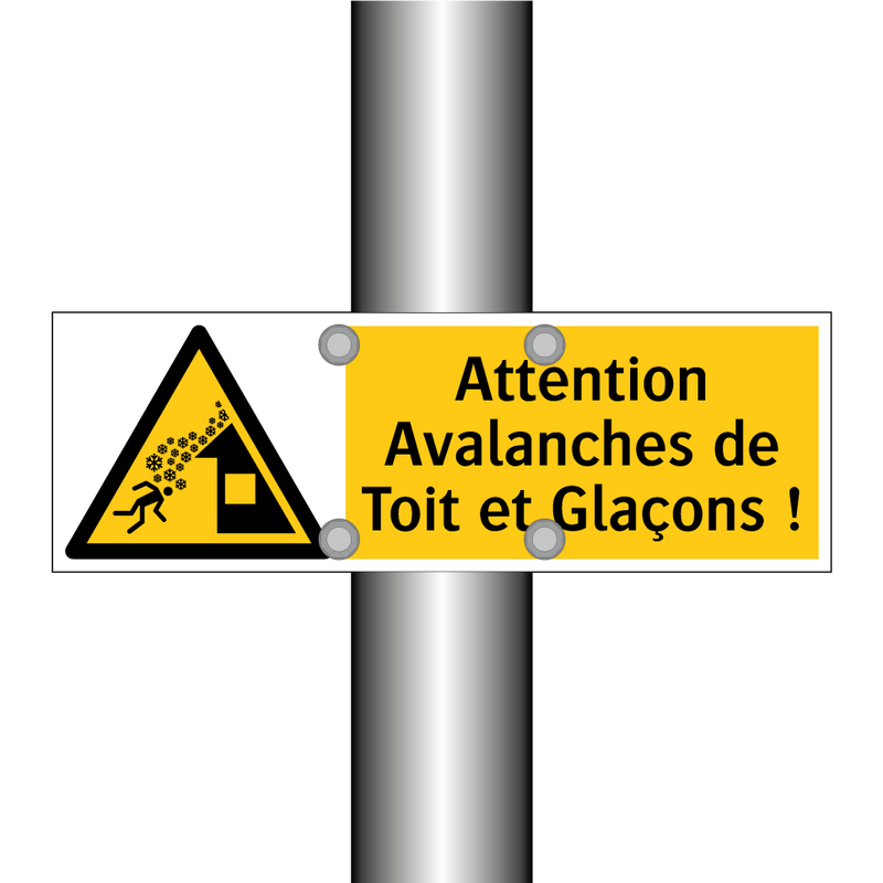 Attention Avalanches de Toit et Glaçons !