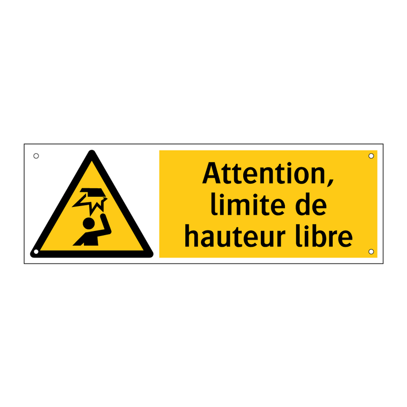 Attention, limite de hauteur libre