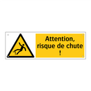 Attention, risque de chute !