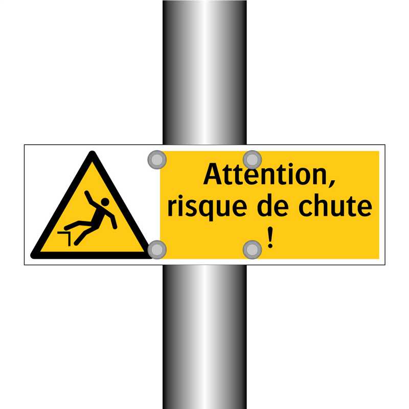 Attention, risque de chute !