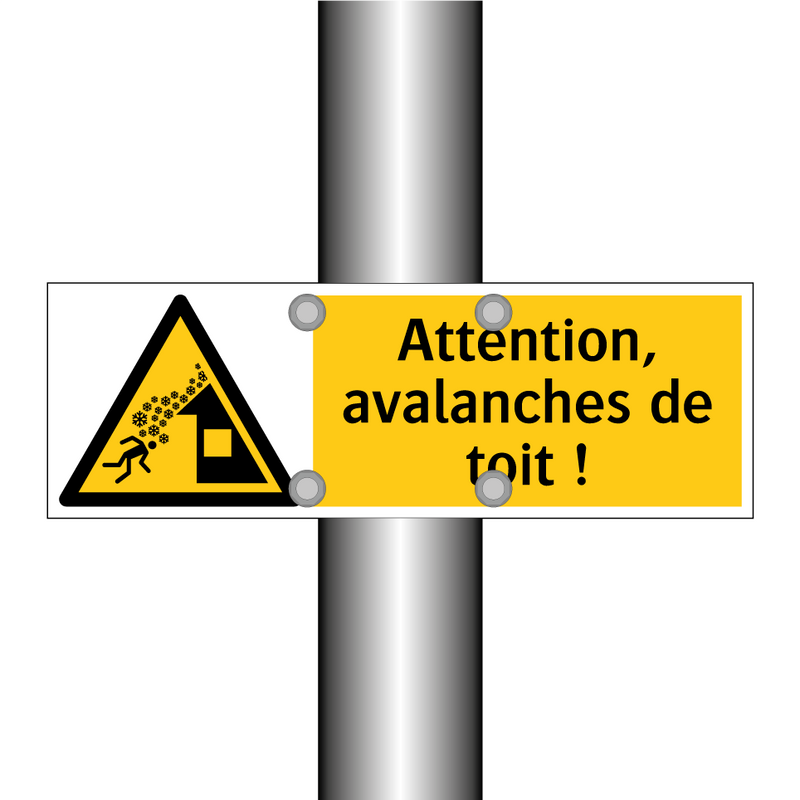 Attention, avalanches de toit !