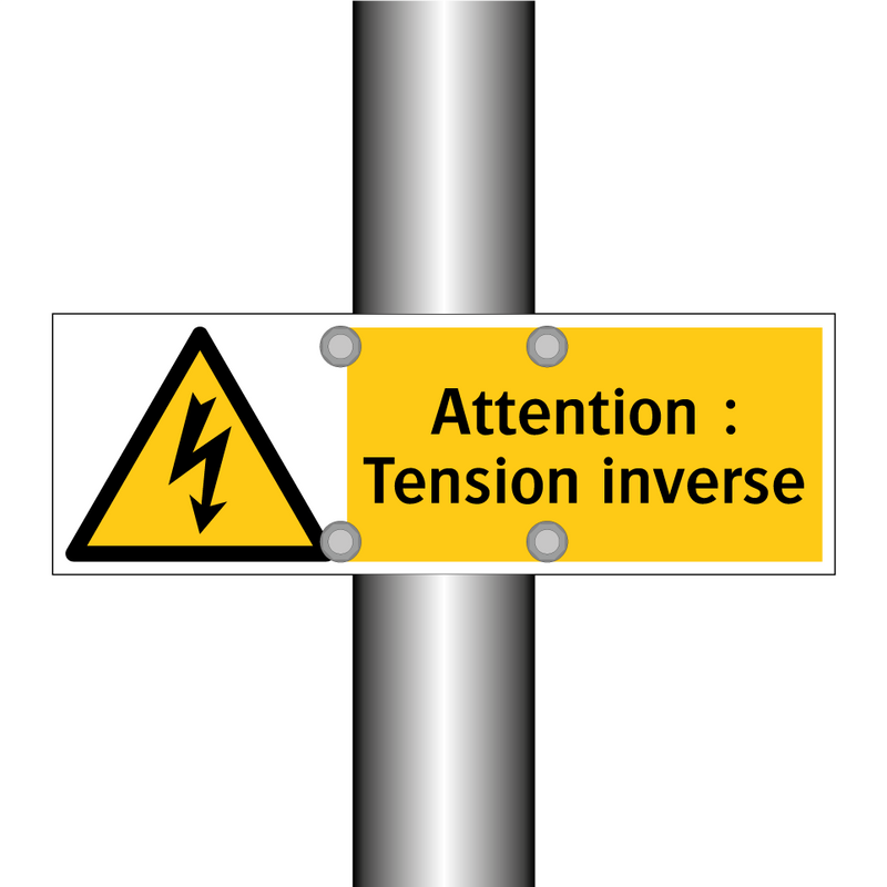 Attention : Tension inverse