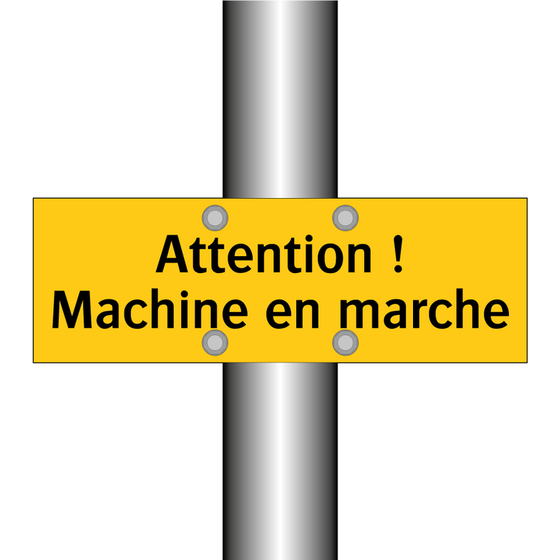 Attention ! Machine en marche