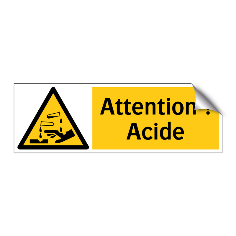 Attention ! Acide