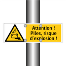 Attention ! Piles, risque d'explosion !