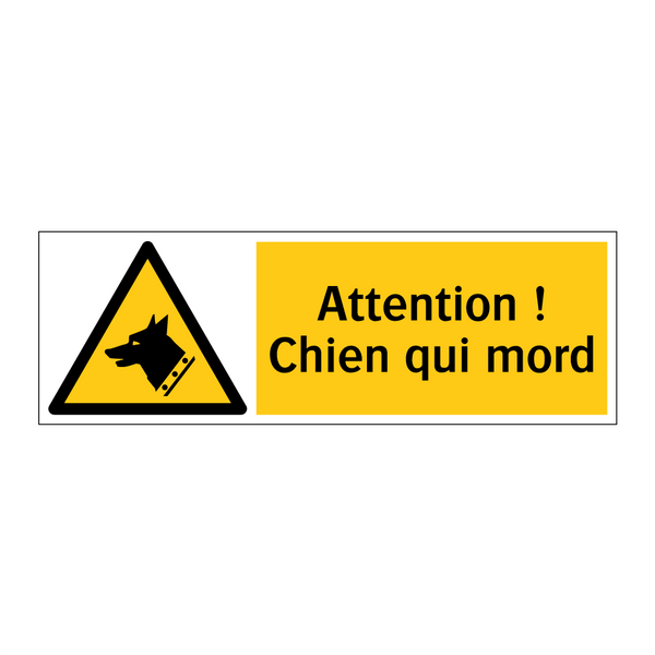 Attention ! Chien qui mord