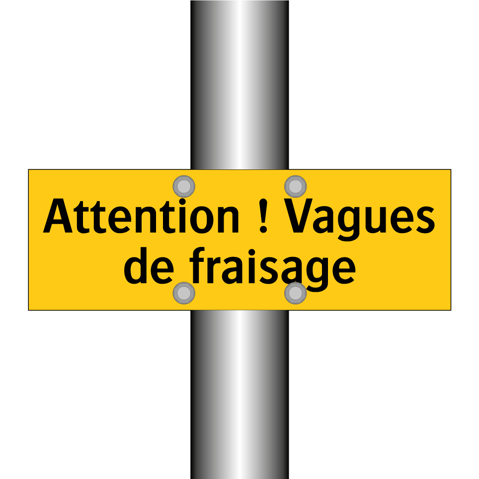 Attention ! Vagues de fraisage