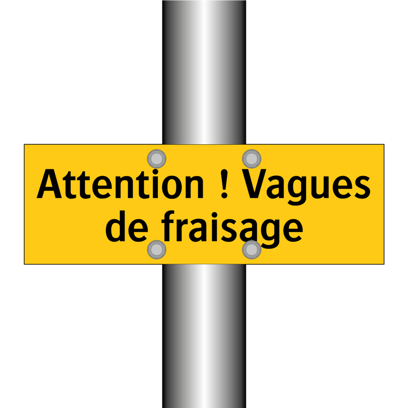 Attention ! Vagues de fraisage