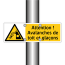 Attention ! Avalanches de toit et glaçons