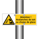 Attention ! Avalanches de toit ou chutes de glace