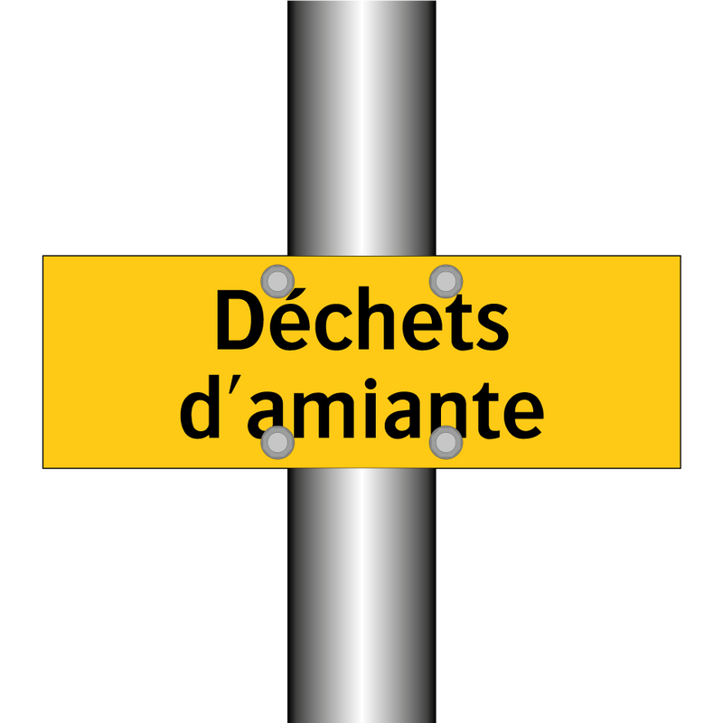 Déchets d'amiante