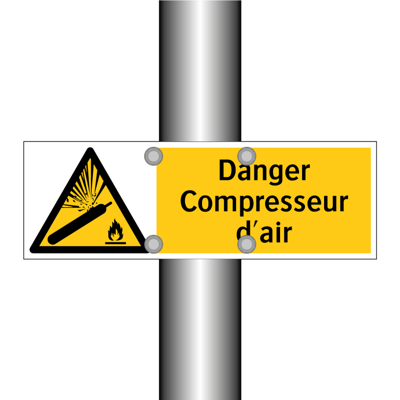 Danger Compresseur d'air
